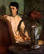 Edgar Degas Seated Woman painting